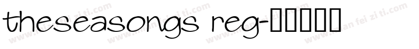 theseasongs reg字体转换